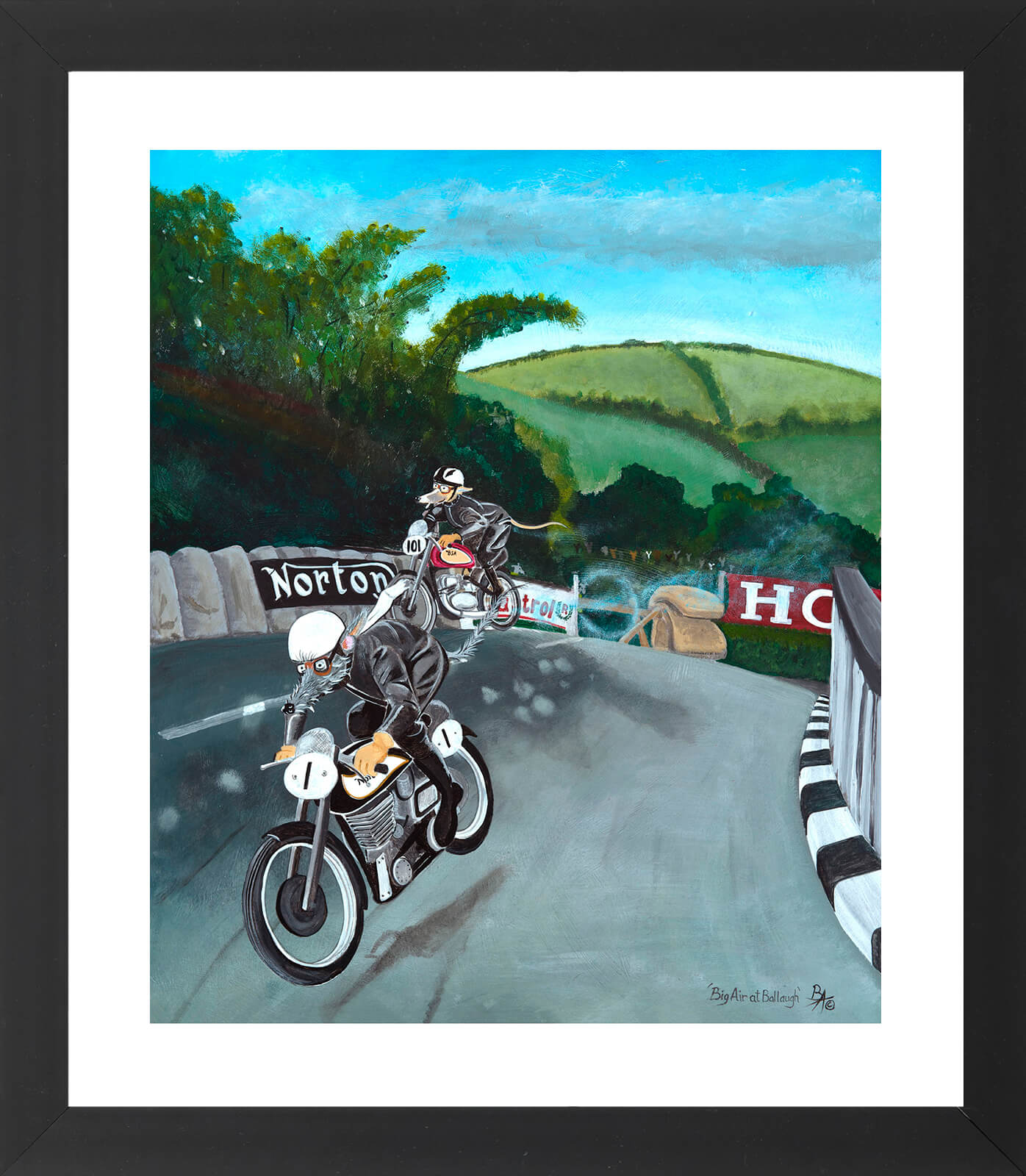'Big Air At Ballaugh' Limited Edition Giclée Art Print