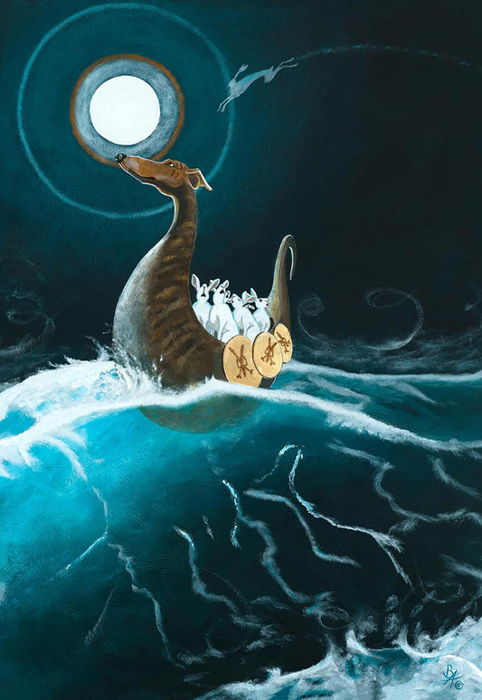 'Hares Of The Dog' Limited Edition Giclée Art Print