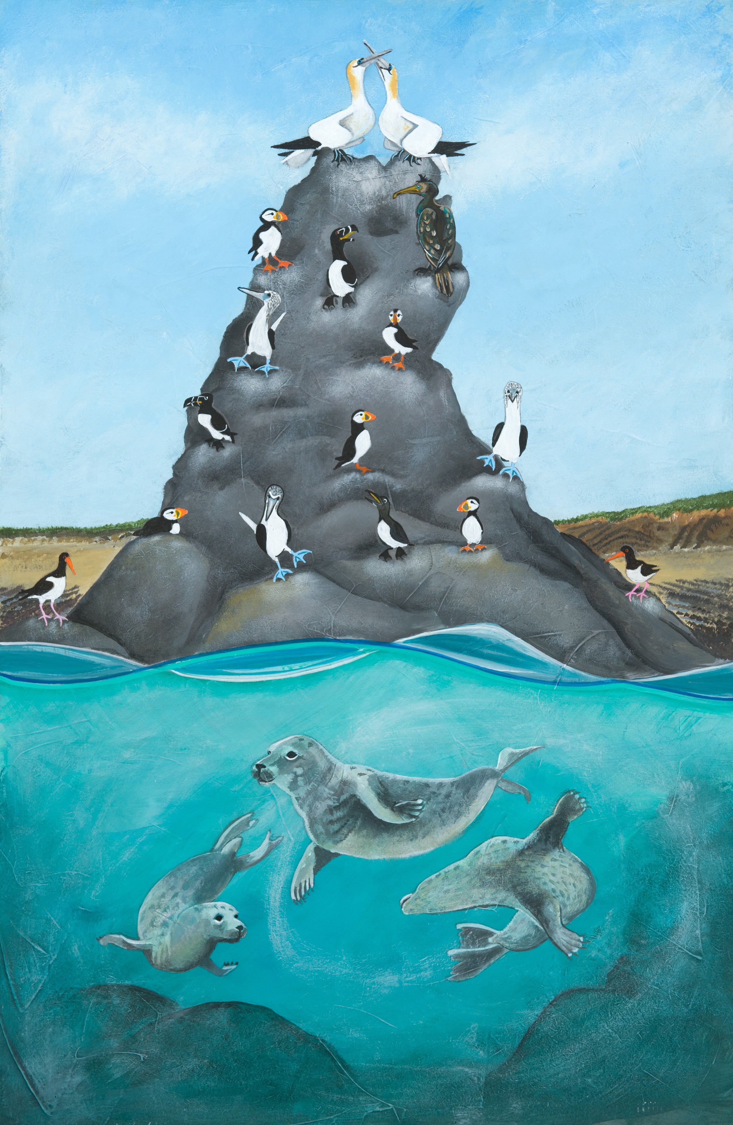 Fancy Brian 'Flights of Fancy' Original Painting – Brian Andrew Ceramics