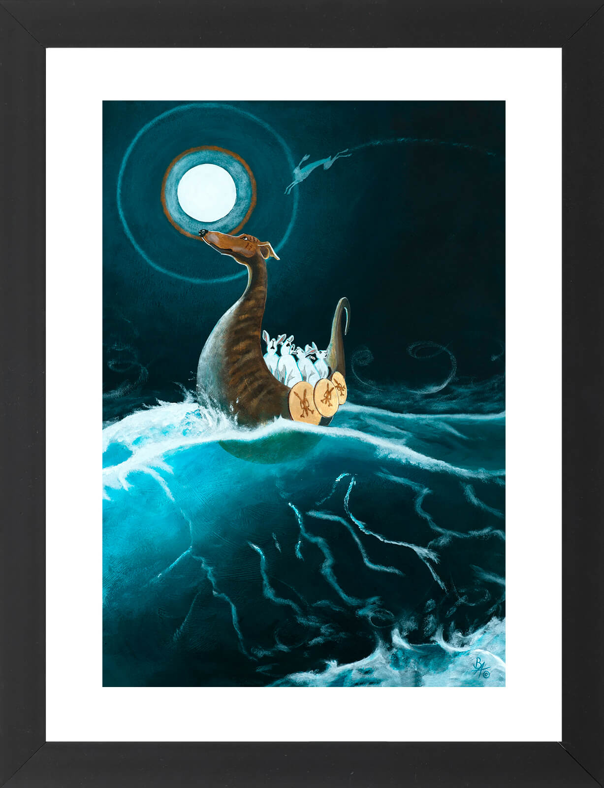 'Hares Of The Dog' Limited Edition Giclée Art Print